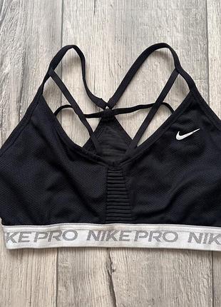 Nike pro топ чёрный спортивные женский топ для спорта nike сетка