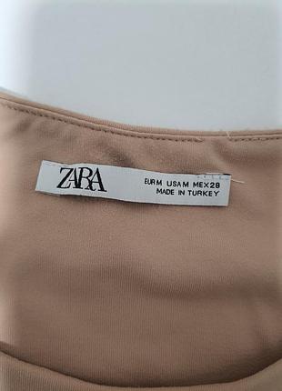 Боди zara бежевый 3