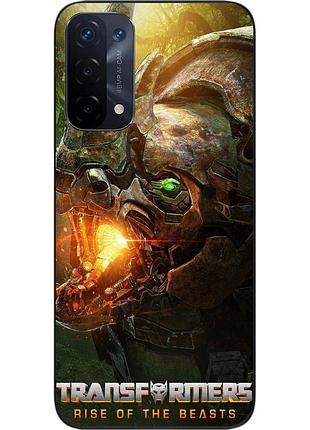 Силіконовий чохол epik для oppo a74 5g з картинкою ринокс трансформери звероботи