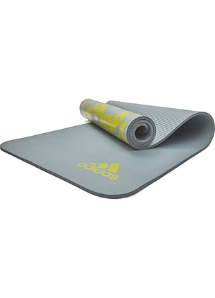 Коврик для йоги adidas tie-dye yoga mat серый, желтый 183 х 61 х 1 см (adyg-10200gr)