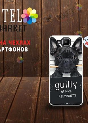 Бампер силиконовый чехол для doogee x9 mini с картинкой bad dog