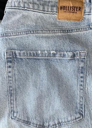 Джинсы hollister ultra high-rise dad jean в идеальном состоянии, размер 16r (w33)