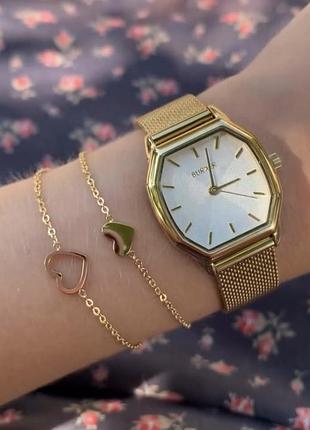 Годинник burker julia gold white