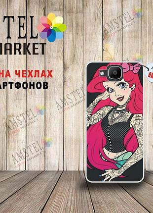 Эксклюзивный силиконовый чехол накладка для doogee x9 mini с картинкой ариэль