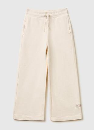 Дитячі молочні wide штани benetton l