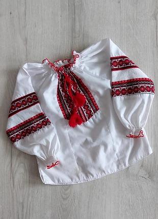 Дитяча вишиванка на дівчинку 2-4 роки