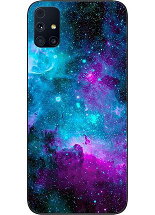 Чехол силиконовый для samsung m31s galaxy m317f с картинкой космос