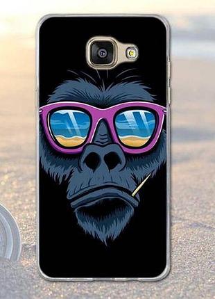 Оригінальний чохол бампер для samsung a720 galaxy a7-2017 з картинкою мавпа