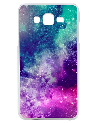Чехол силиконовый бампер для samsung galaxy j3 j300 с рисунком космос