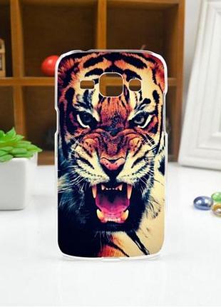 Чохол для samsung galaxy j2 j200 з картинкою - тигр