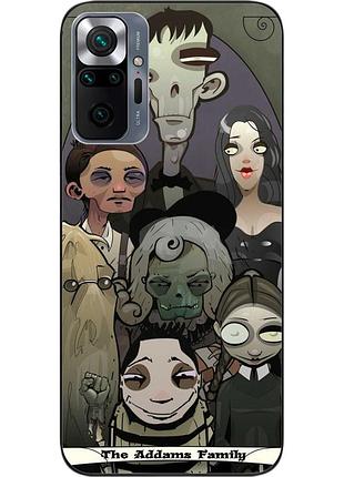 Оригінальний чохол epik для xiaomi redmi note 10 pro з картинкою сімейка адамс