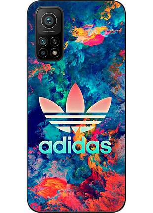 Силіконовий чохол для xiaomi mi 10t pro з картинкою adidas