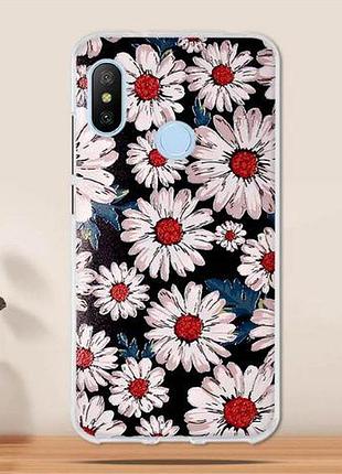 Оригінальний чохол панель накладка для xiaomi mi a2 / mi 6x з картинкою ромашки