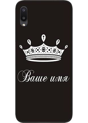 Іменний чохол для samsung a02 galaxy a022 бампер з ім'ям друк на чохлі