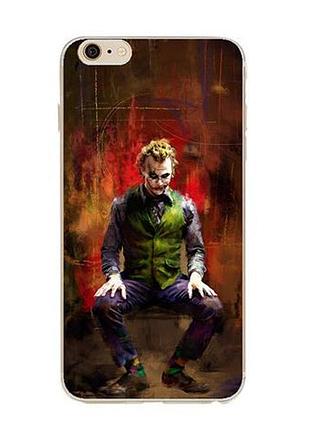 Силіконовий бампер для iphone 6plus / 6s plus з принтом джокер