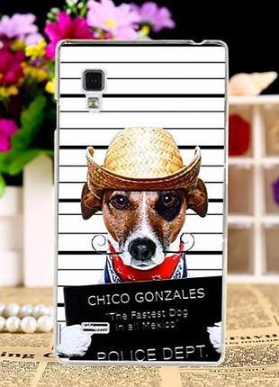 Оригинальный эксклюзивный чехол для lg l9 optimus p760 p765 с картинкой bad dog
