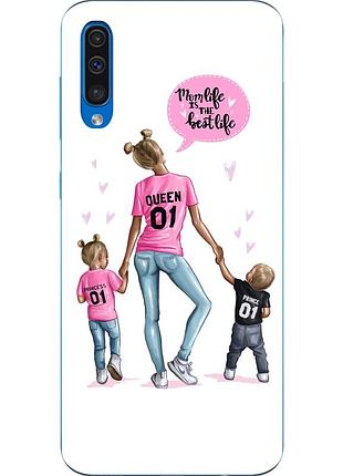 Бампер силіконовий чохол для samsung galaxy a50 2019 a505f з картинкою родина