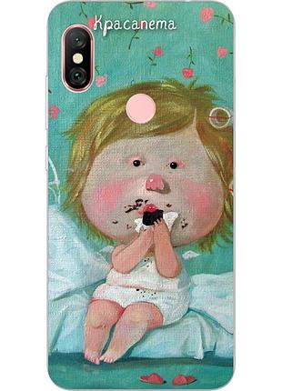 Оригинальный tpu чехол с картинкой для xiaomi redmi note 6 pro гапчинская красапета