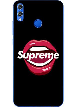 Силиконовый чехол с рисунком для huawei honor 8x supreme