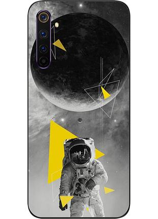 Чохол силіконовий для realme 6 pro з картинкою астронавт