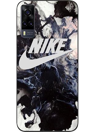 Силиконовый чехол для vivo y31 с картинкой nike