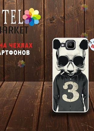 Оригинальный чехол панель накладка для doogee x9 mini с принтом панда