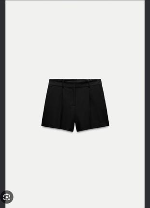 Шорти zara xs чорні 2
