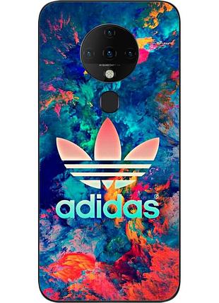 Силіконовий чохол для tecno spark 6 з картинкою adidas