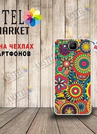 Чехол с картинкой (силикон) для doogee x9 mini круги узоры