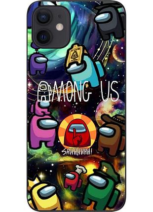 Силіконовий чохол для iphone 12 з картинкою among us