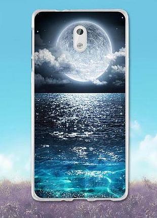 Силіконовий чохол накладка для nokia 3 з картинкою місяць