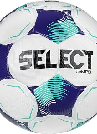Мяч футбольный select fb tempo v26 белый, фиолетовый 4