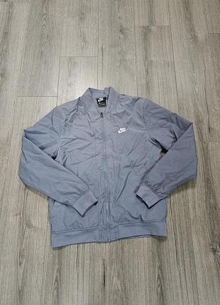 Nike grey bomber jacket mens