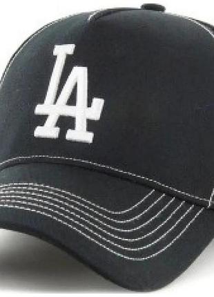 Кепка mvp 47 brand los angeles dodgers contrast s черный уни one size