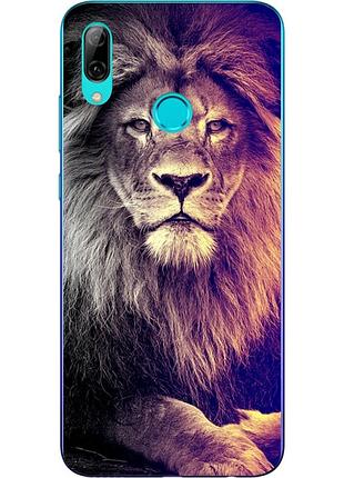 Силіконовий чохол з малюнком для huawei p smart 2019 лев