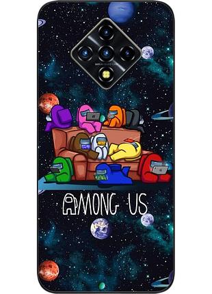 Силиконовый чехол для infinix zero 8 с картинкой among us команда