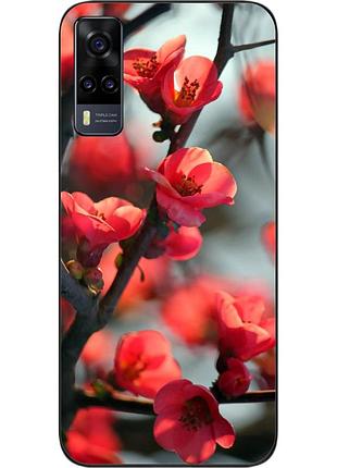 Чохол силіконовий для vivo y31 з картинкою сакура