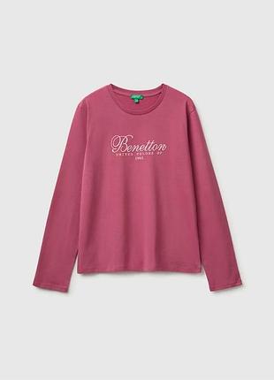 Дитячий бежевий прямий реглан benetton 2j4, s