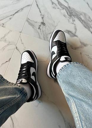Кроссовки nike dunk black white арт 0099 5