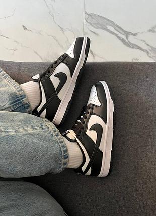 Кроссовки nike dunk black white арт 0099 6