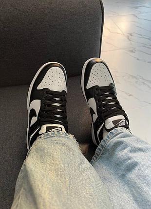 Кроссовки nike dunk black white арт 0099 7