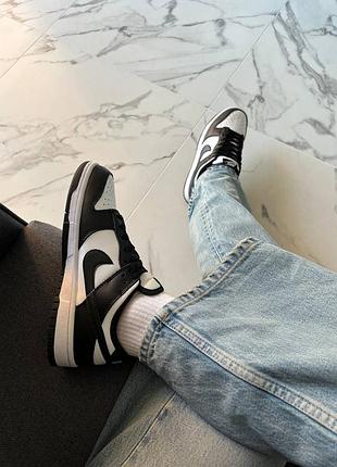 Кроссовки nike dunk black white арт 0099 8