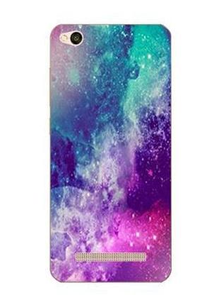 Бампер силіконовий чохол накладка з картинкою для xiaomi redmi 5a космос