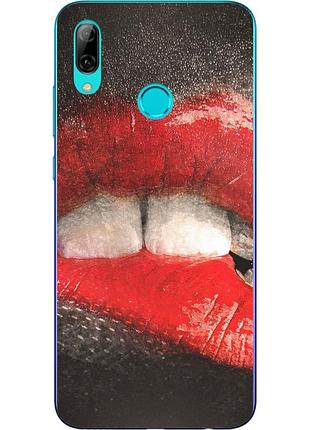 Оригінальний чохол накладка для huawei p smart 2019 з картинкою губи