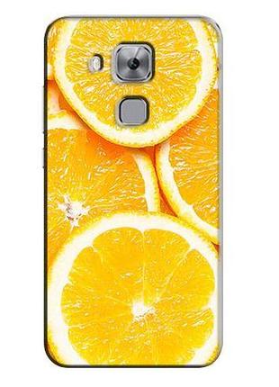 Оригінальний чохол накладка для huawei nova plus з картинкою апельсин