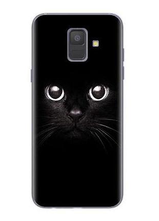 Чехол с картинкой (силикон) для samsung j6 2018 galaxy j600 мордочка