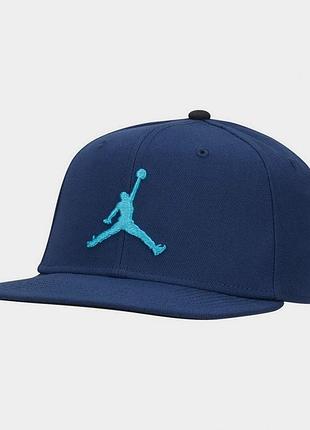 Кепка nike jordan pro jumpman snapback синій уні misc