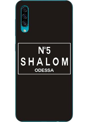 Антибрендовый силиконовый чехол для samsung a30s galaxy a307f с картинкой shalom №5 odessa