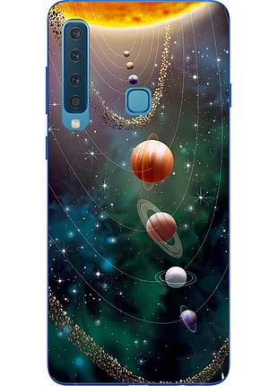 Силіконовий чохол бампер для samsung galaxy a9 2018 з картинкою планети