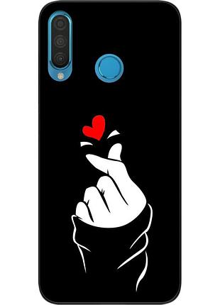 Силиконовый чехол для huawei p30 lite с картинкой рука